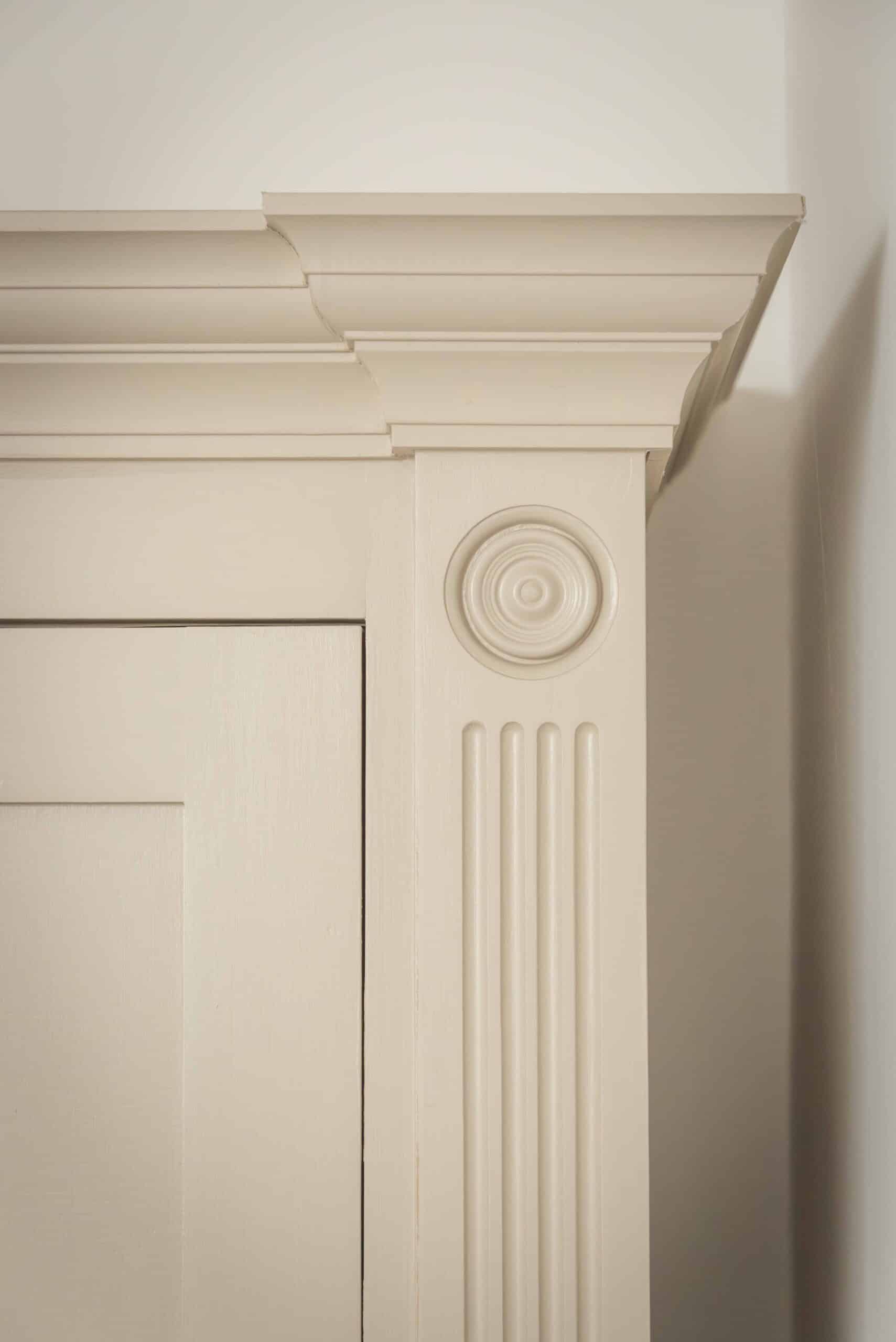 Period features on a bespoke wardrobe for a Victorian house